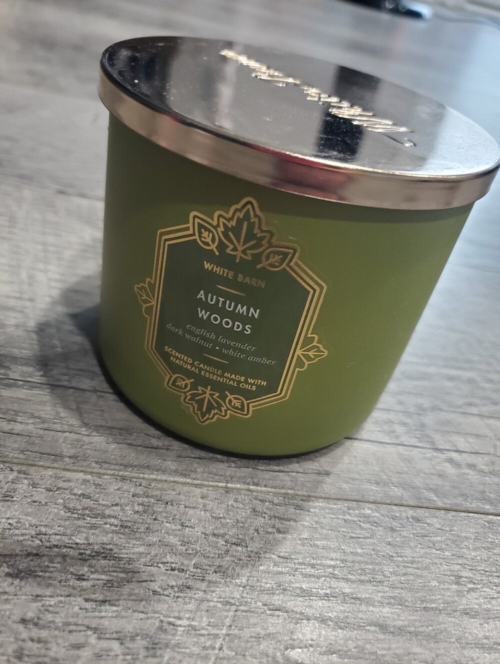 Bath And Body Works Autum Woods Candle